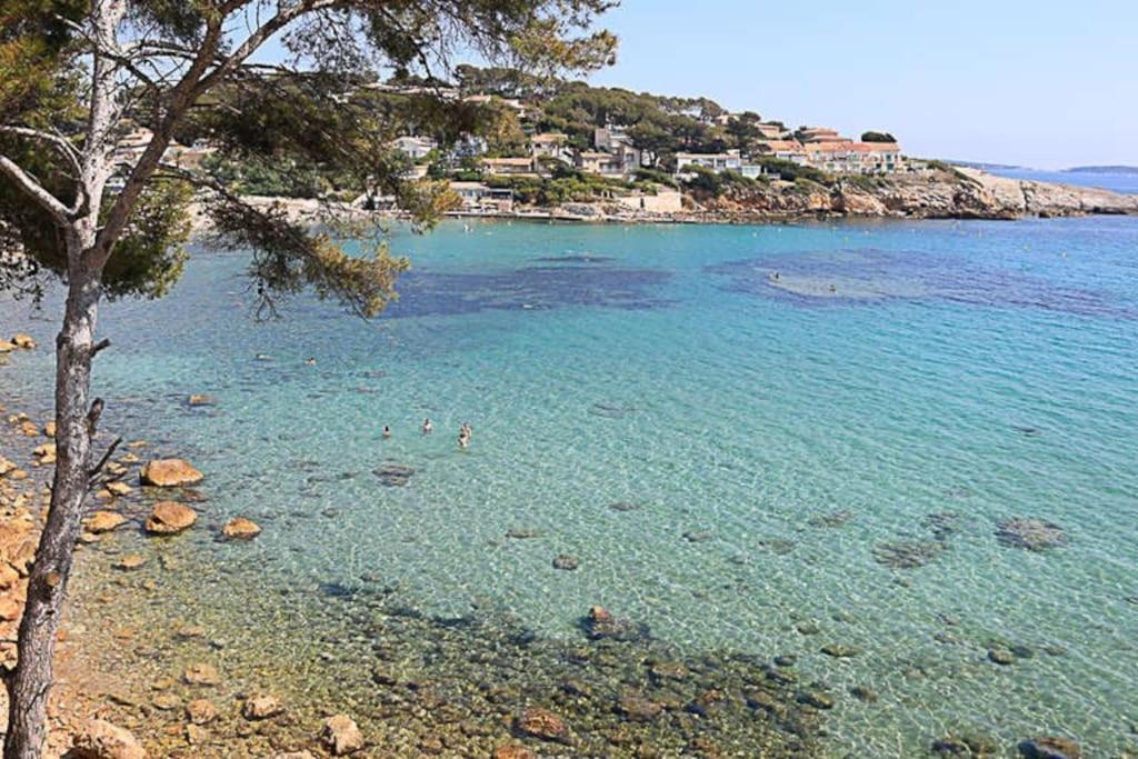 Emplacement Ideal, Vue Mer, Parking Offert Sanary-sur-Mer Exterior foto
